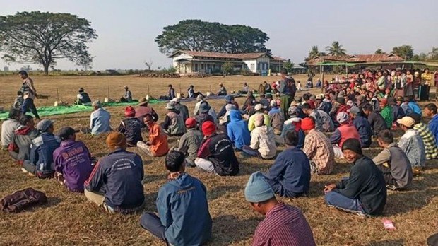 မြို့ကြီးများအပါအဝင် ပြည်တွင်းဒေသတချို့တွင် စစ်ကောင်စီက ပြည်သူ့စစ် အတင်းအကြပ်စုဆောင်းမှုရှိနေ