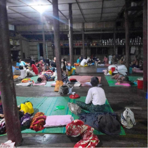 ကျိုက်မရောစစ်ရှောင်များ နှစ်လကြာလာသည်အထိ မိမိနေရပ်မပြန်နိုင်ကြသေး