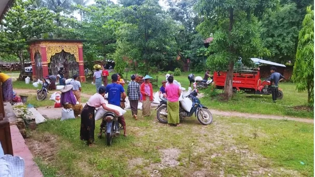 ဟုမ္မလင်းရောက် စစ်ဘေးရှောင်များ စားသောက်နေထိုင်ရေးအကူအညီများ လိုအပ်နေ