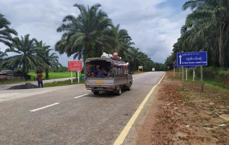 Htonekhar-Mawtaung border trade route in Tanintharyi closed