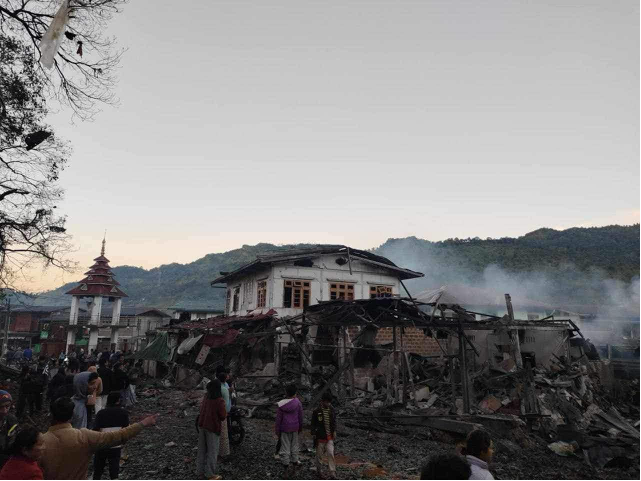 ၂၀၂၄ တွင် စစ်ကောင်စီက လေကြောင်းတိုက်ခိုက်မှုများ တိုးလုပ်လာကြောင်း NUG ပြော