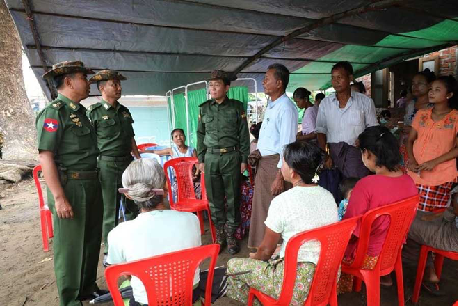 စစ်တွေမြို့အနီးရှိ ကျေးရွာ ၄ ရွာကို သုံးရက်အတွင်းထွက်ခွာကြရန် စစ်ကောင်စီသတိပေး