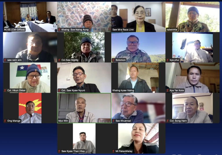 “What we’re talking about is our desire to reach out and engage with all individuals and organizations we need to talk to, to find a way out of this situation where our people are losing their lives and property to destruction and fire.” – Col. Saw Kyaw Nyunt, Spokesperson for 7 EAO Alliance