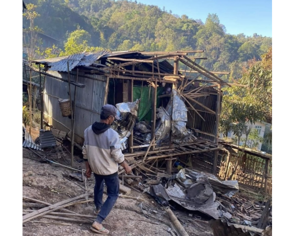 Junta conducts drone strikes on Hsihseng without fighting