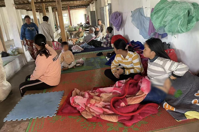 Over 200 Bhamo IDPs seek refuge in Namkham