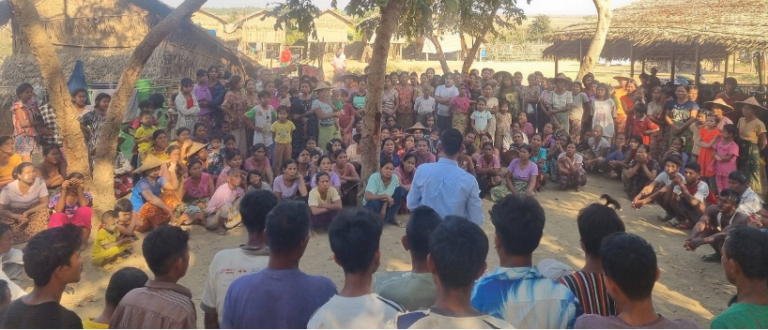 စစ်တွေတိုက်ပွဲကြောင့် နေရပ်စွန့်ခွာသူ သုံးထောင်ကျော်အထိတိုးလာ