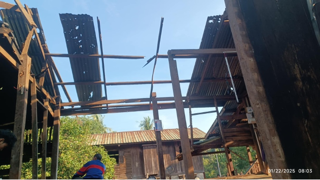 ကျိုက်ထို၊ ငှက်ပျောတောရွာသို့လက်နက်ကြီးကျသဖြင့် အမျိုးသမီး ၁ ဦးသေဆုံးပြီး ၃ ဦးဒဏ်ရာရ