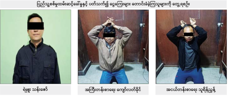 စစ်မှုထမ်းအစားထိုးရန် ငွေတောင်းခဲ့သည့် ရဲမှူးနှင့် အုပ်ချုပ်ရေးစာရေးတို့ ဖမ်းဆီးခံရ