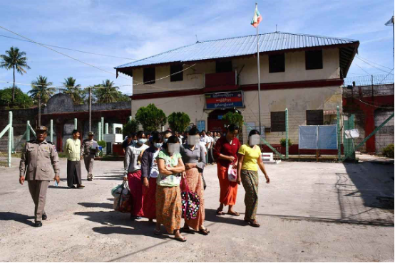 မြိတ်နှင့်ထားဝယ်ထောင်မှ နိုင်ကျဉ်း ၈ ဦး လွတ်မြောက်
