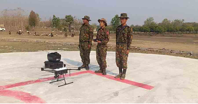သထုံခရိုင်အတွင်း စစ်ကောင်စီက အဆင့်မြင့်ဒရုန်း အသုံးပြုတိုက်ခိုက်မှု ပိုများပြားလာ