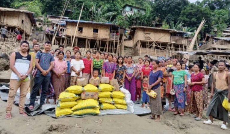 မီဇိုရမ်ပြည်က ရေဘေးသင့် စစ်ဘေးရှောင် ပလက်ဝဒေသခံတွေအတွက် အကူအညီလိုအပ်နေ